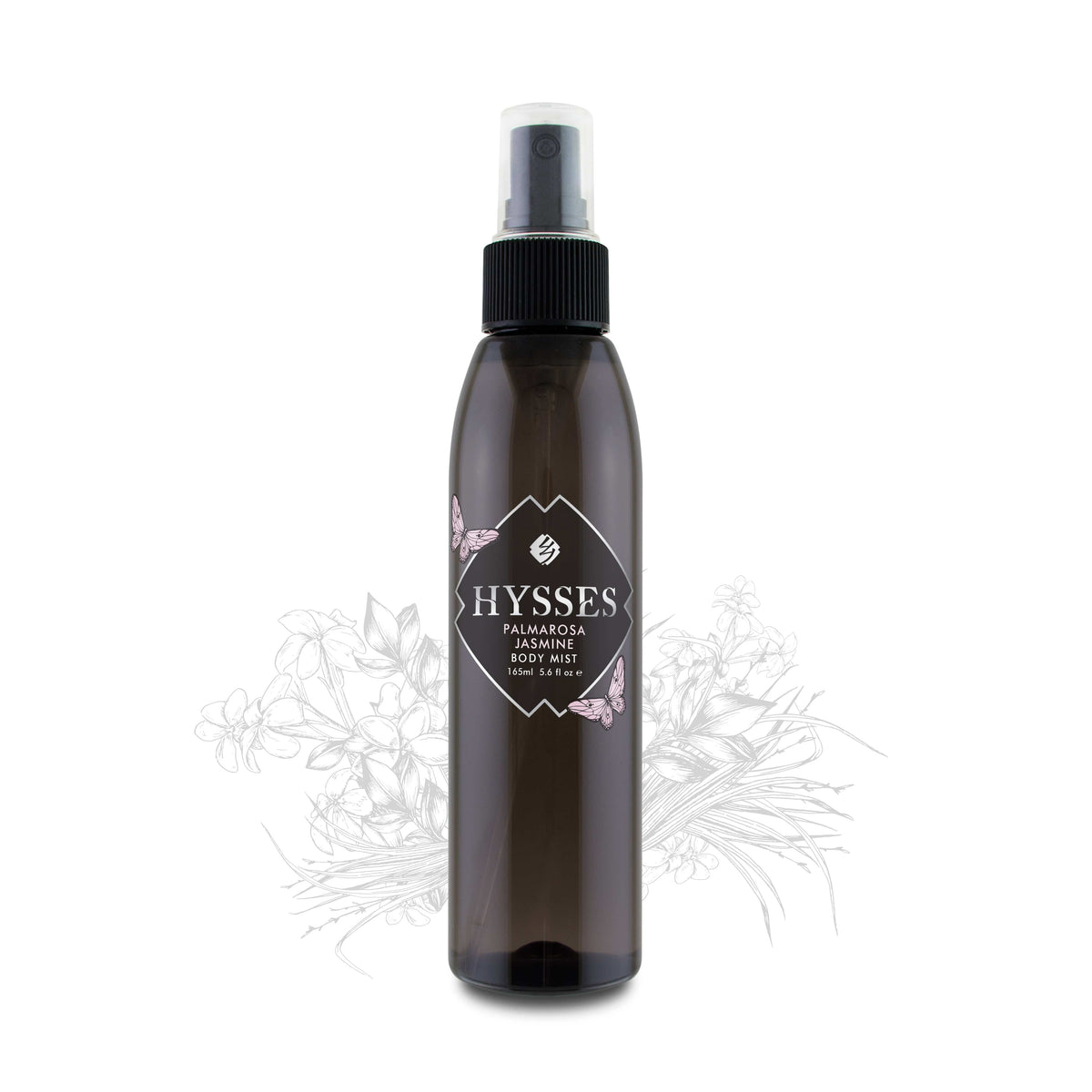 Hysses Body Care Body Mist Palmarosa Jasmine, 165ML