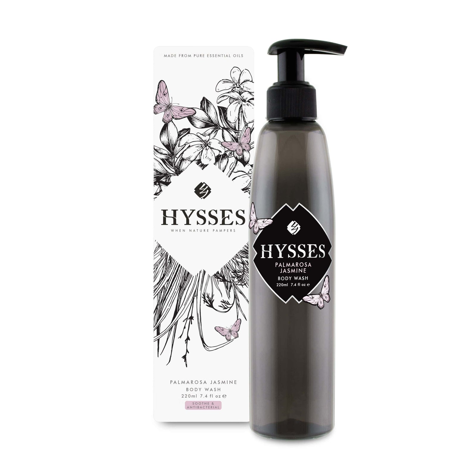 Hysses Body Care Body Wash Palmarosa Jasmine