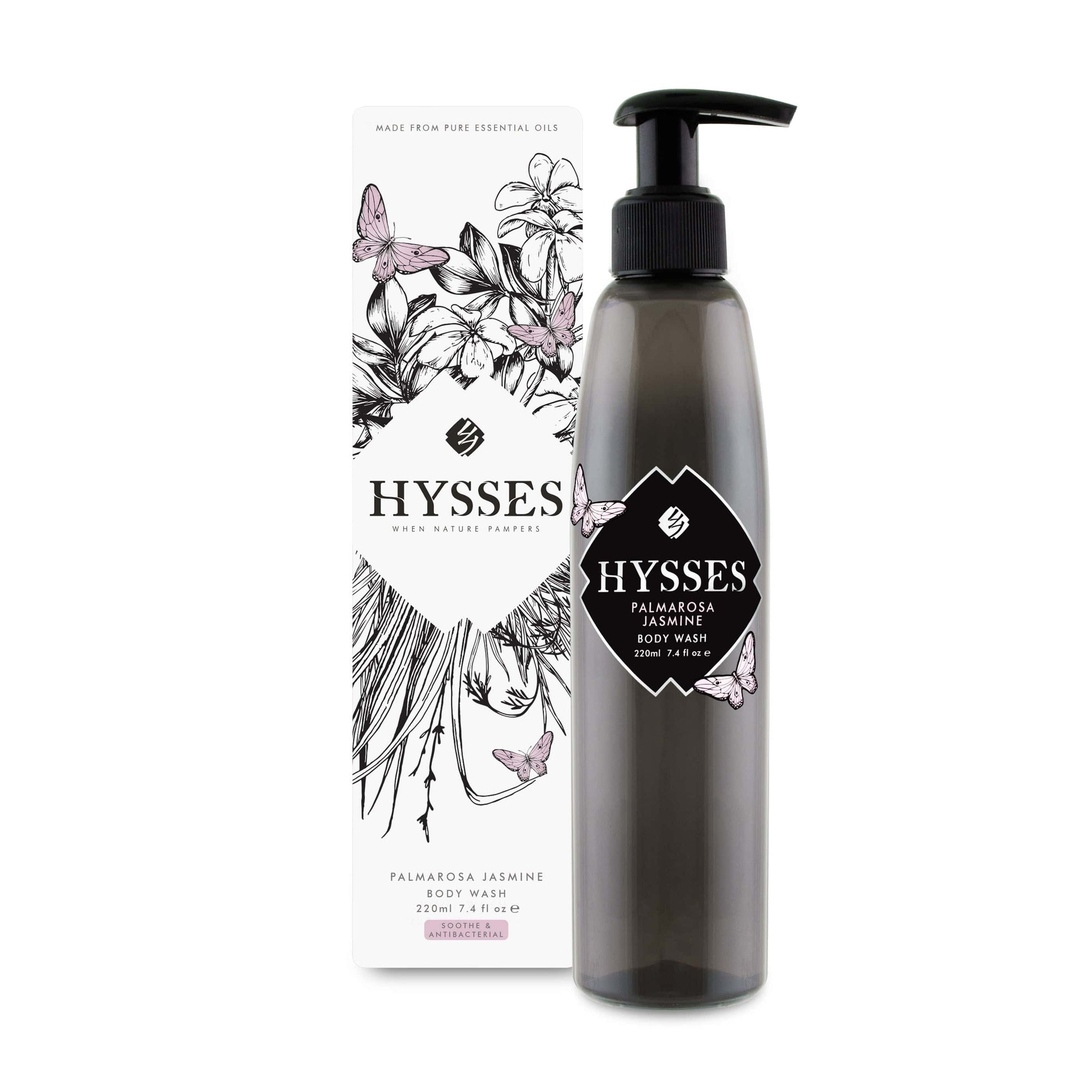 Hysses Body Care Body Wash Palmarosa Jasmine
