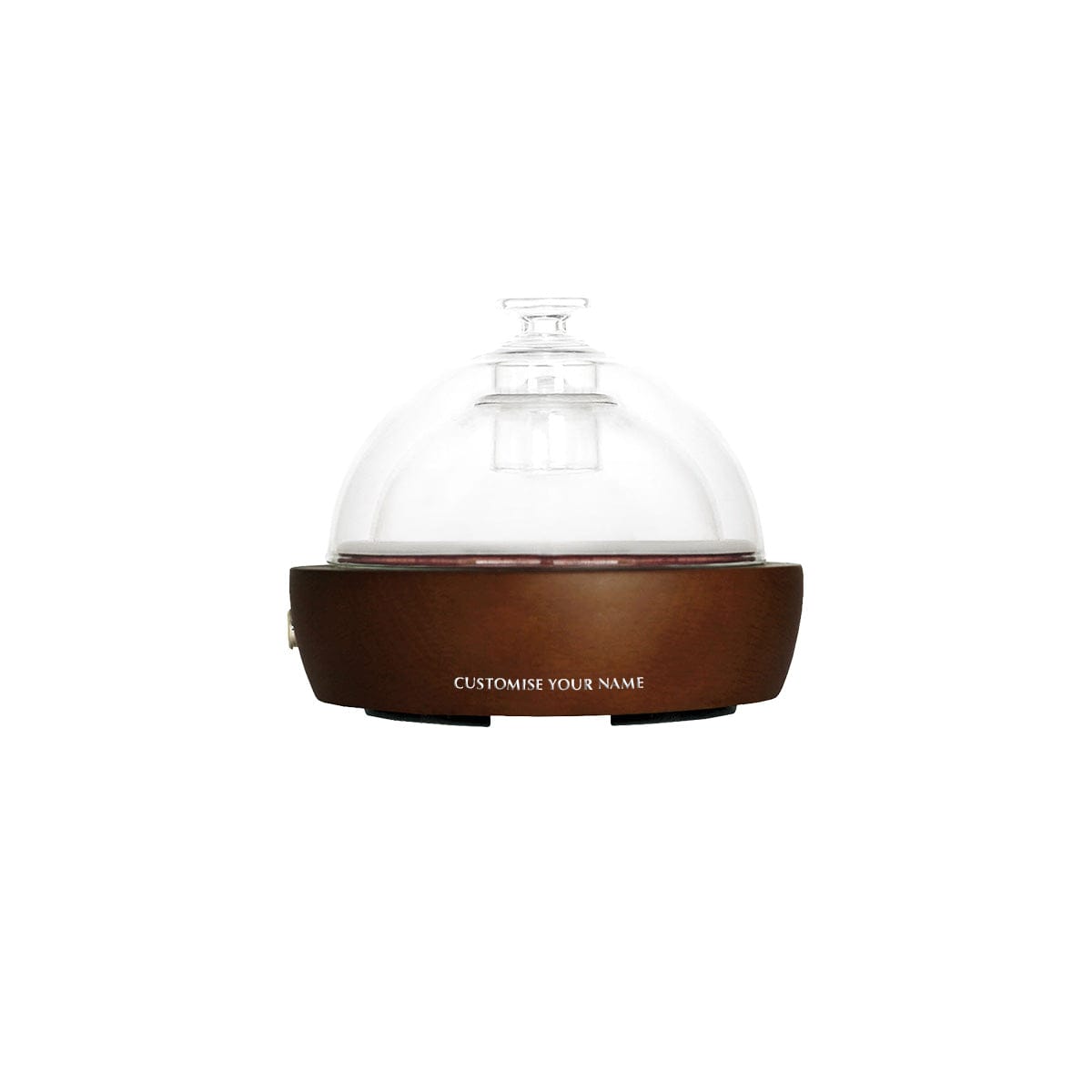 Hysses Burners/Devices Walnut / Customise Your Name Ultrasonic Water Mist, Dome