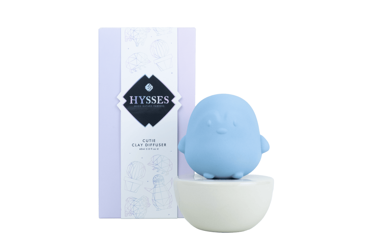 Hysses Malaysia Home Scents Cutie Clay Diffuser Penguin, Bergamot Jasmine
