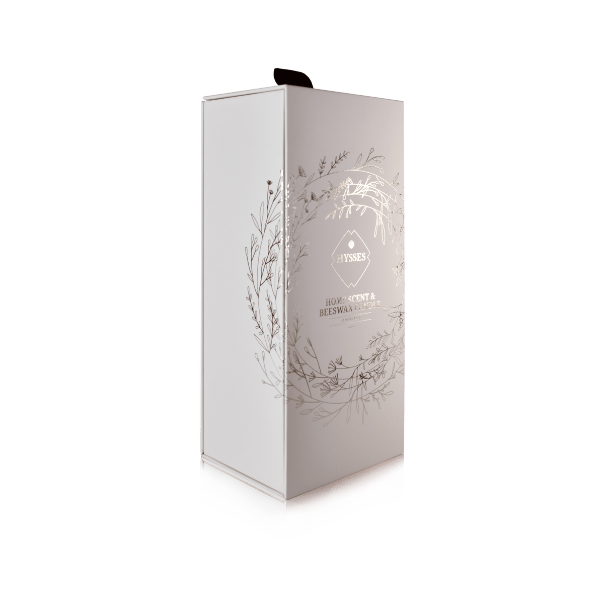 Hysses Home Scents Gift Set Of 2 Home Scent & Beeswax Candle Lemongrass, 60ml/100g