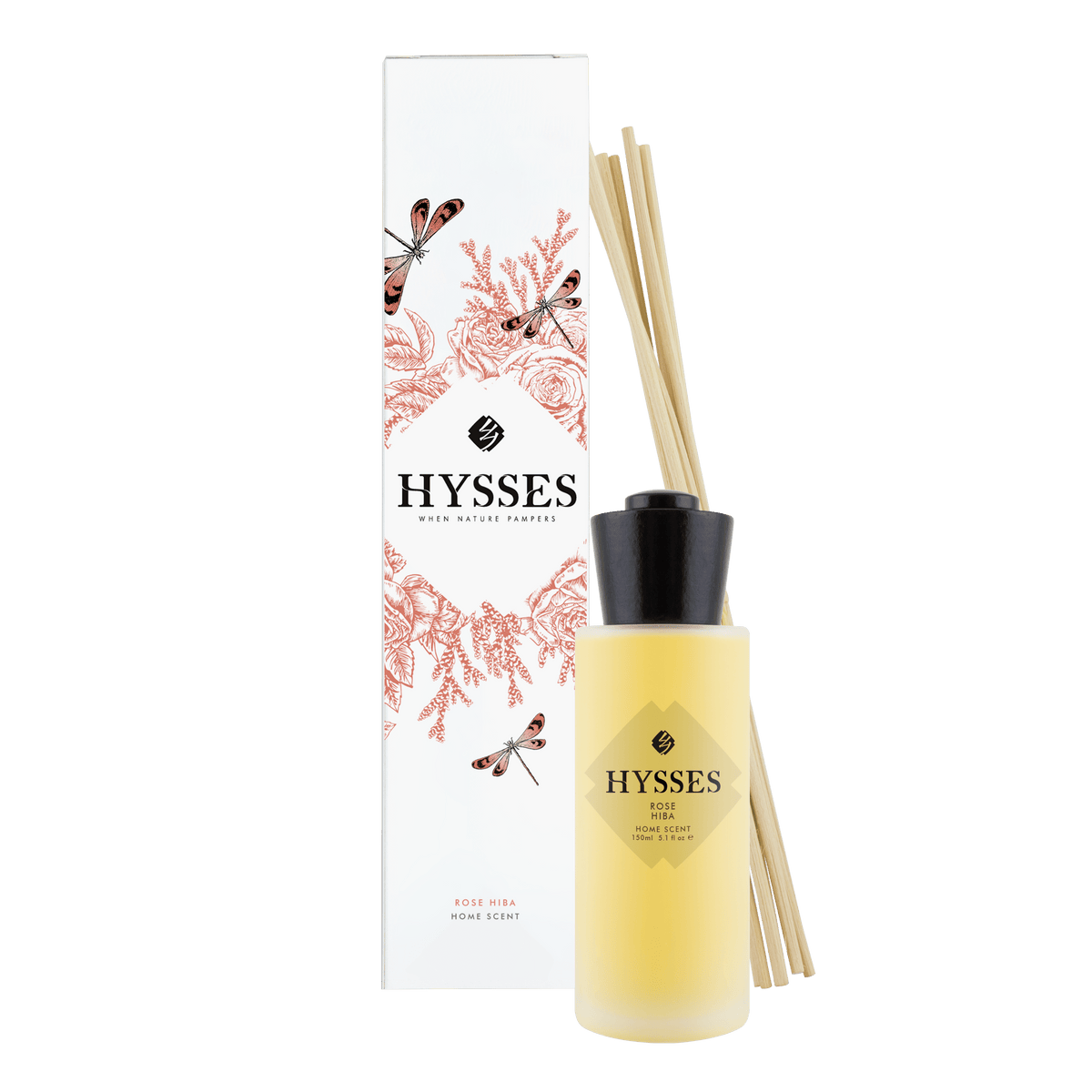 Hysses Malaysia Home Scents 150ml Home Scent Reed Diffuser Rose Hiba