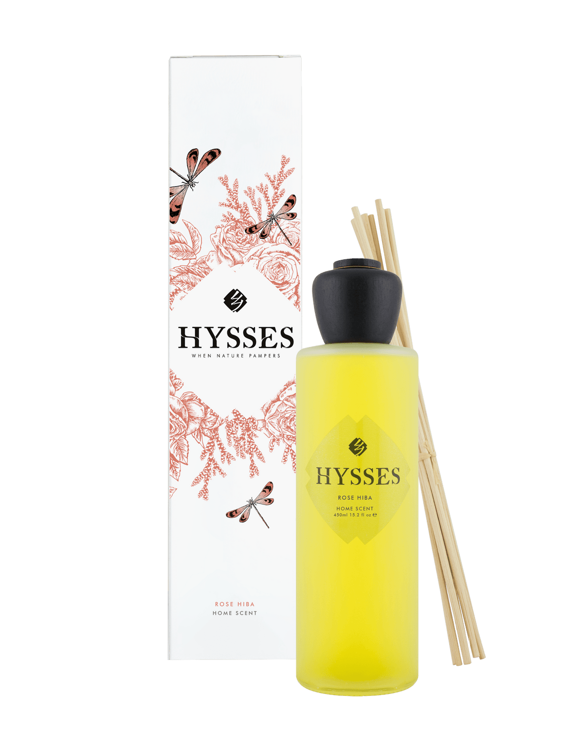 Hysses Malaysia Home Scents 450ml Home Scent Reed Diffuser Rose Hiba