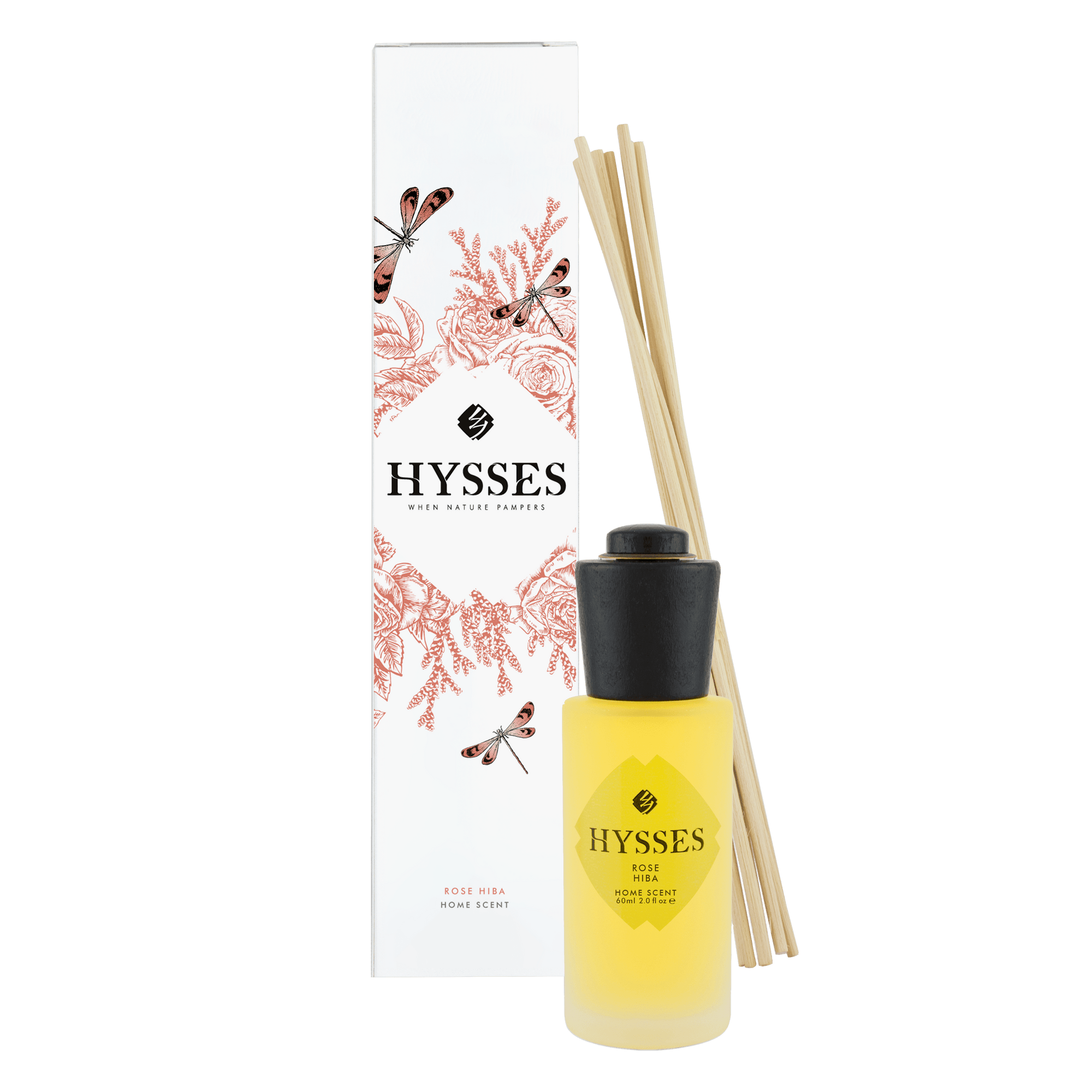 Hysses Malaysia Home Scents 60ml Home Scent Reed Diffuser Rose Hiba