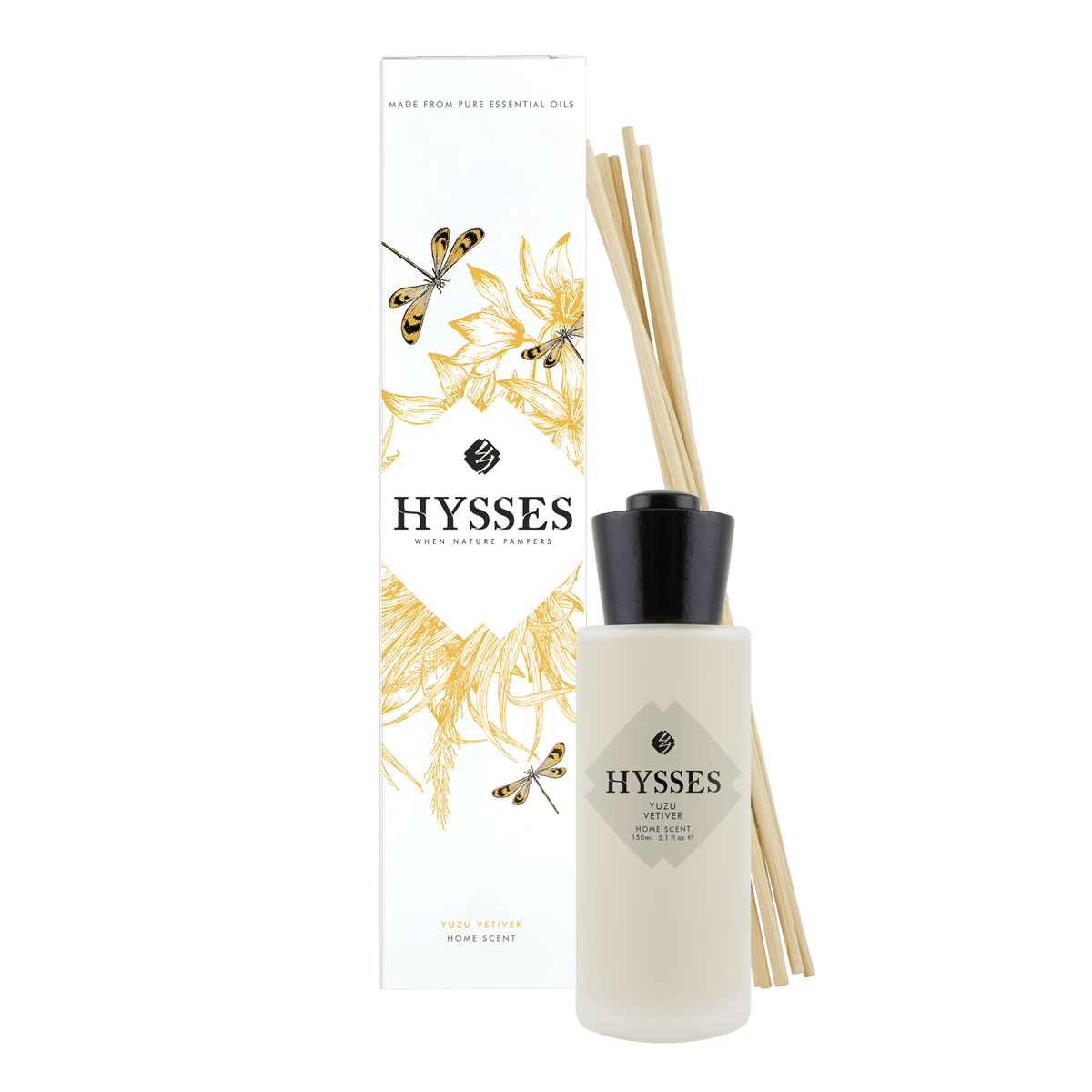 Hysses Malaysia Home Scents 150ml Home Scent Reed Diffuser Yuzu Vetiver