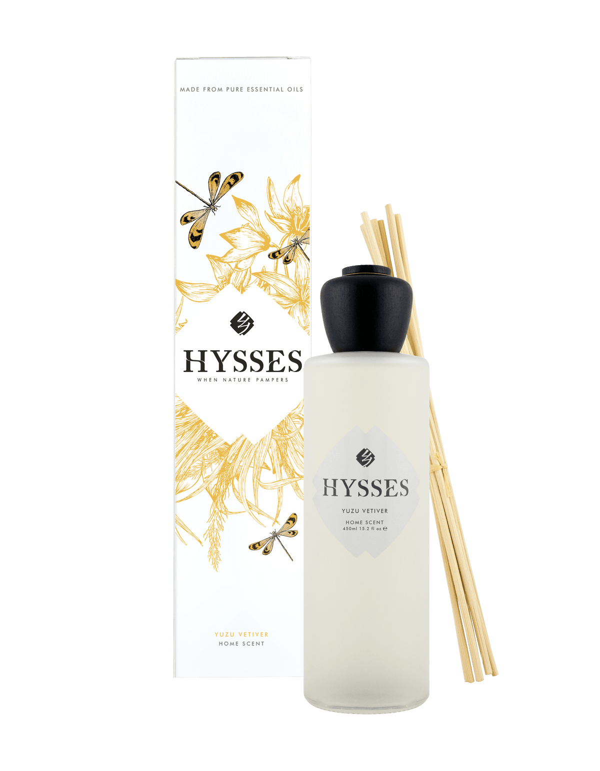 Hysses Malaysia Home Scents 450ml Home Scent Reed Diffuser Yuzu Vetiver