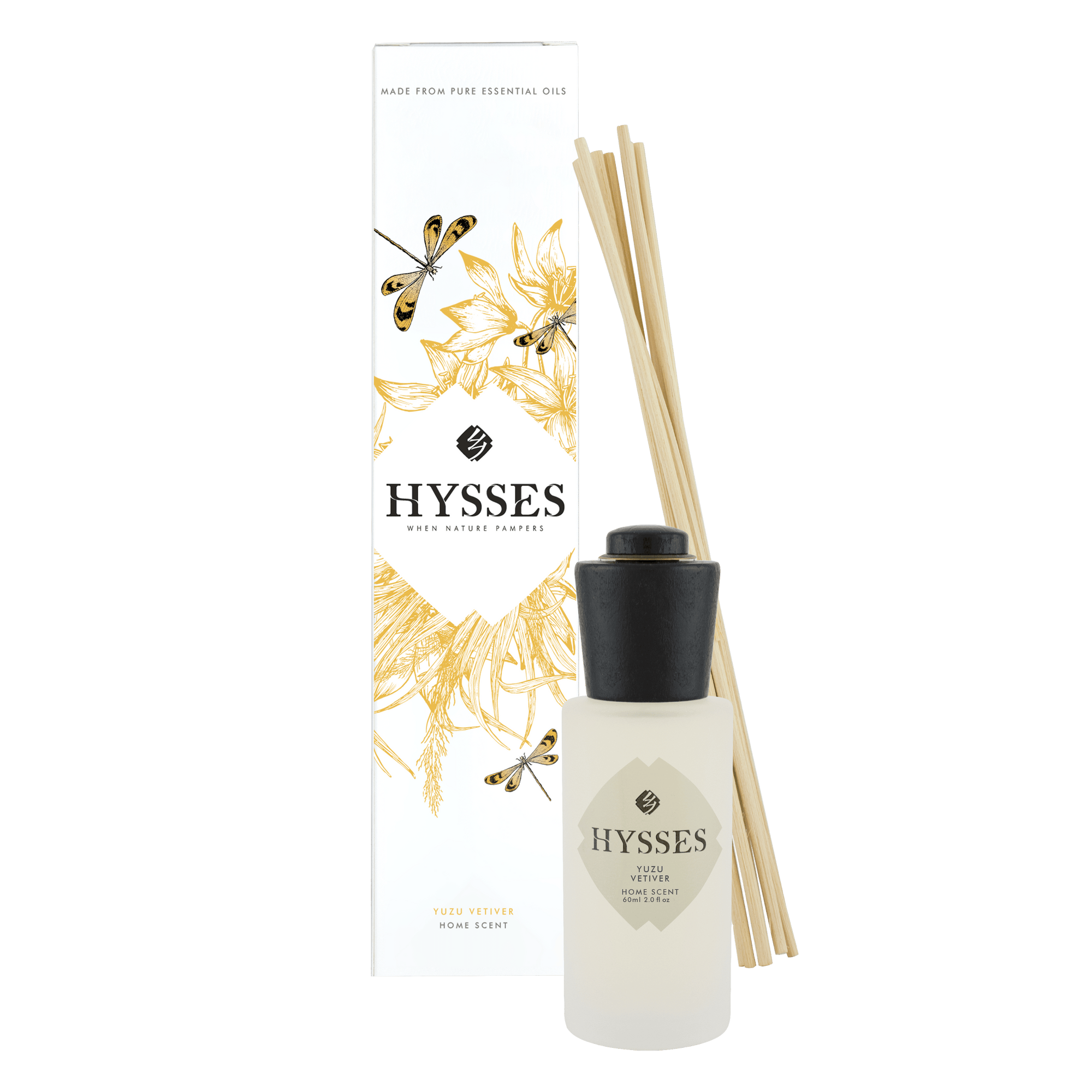 Hysses Malaysia Home Scents 60ml Home Scent Reed Diffuser Yuzu Vetiver