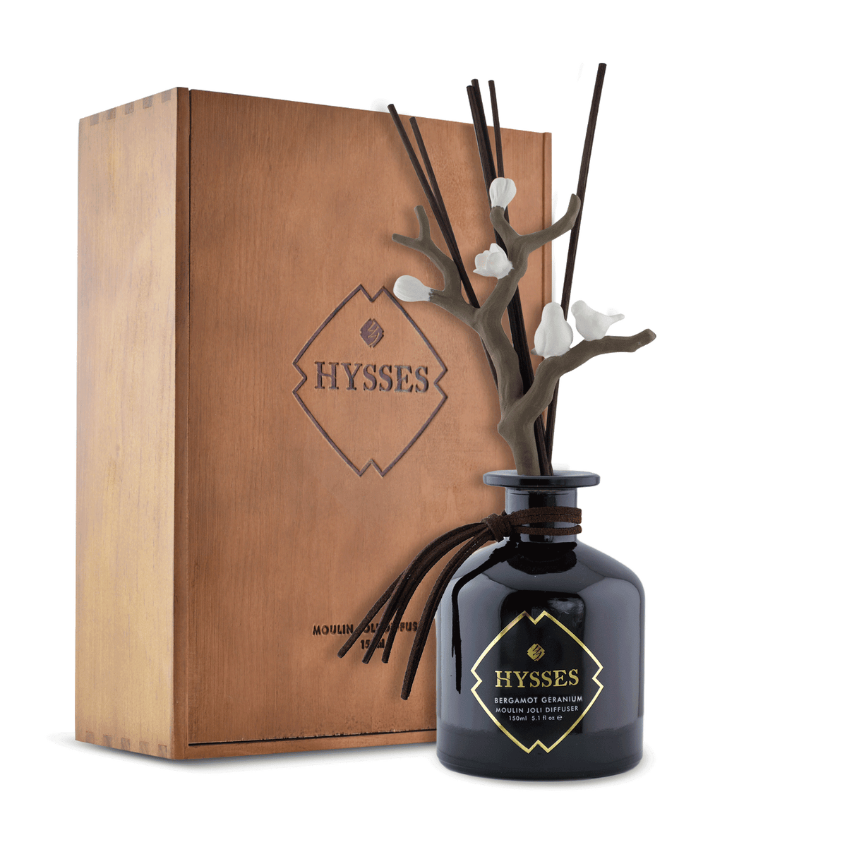 Hysses Home Scents Lemongrass Moulin Joli Diffuser (Birds) Lemongrass