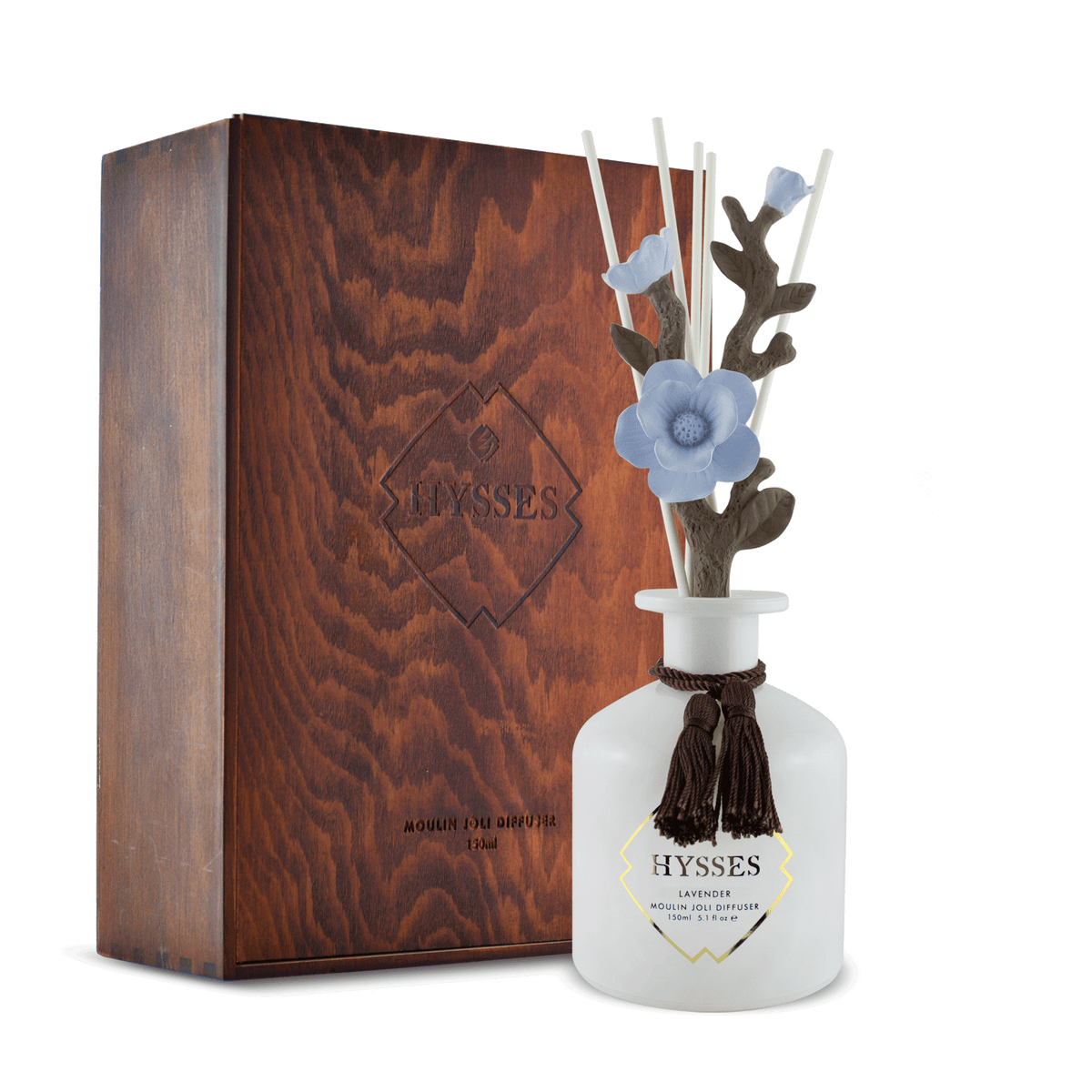 Hysses Home Scents Eucalyptus Rosemary Moulin Joli Diffuser (Camellia) Eucalyptus Rosemary