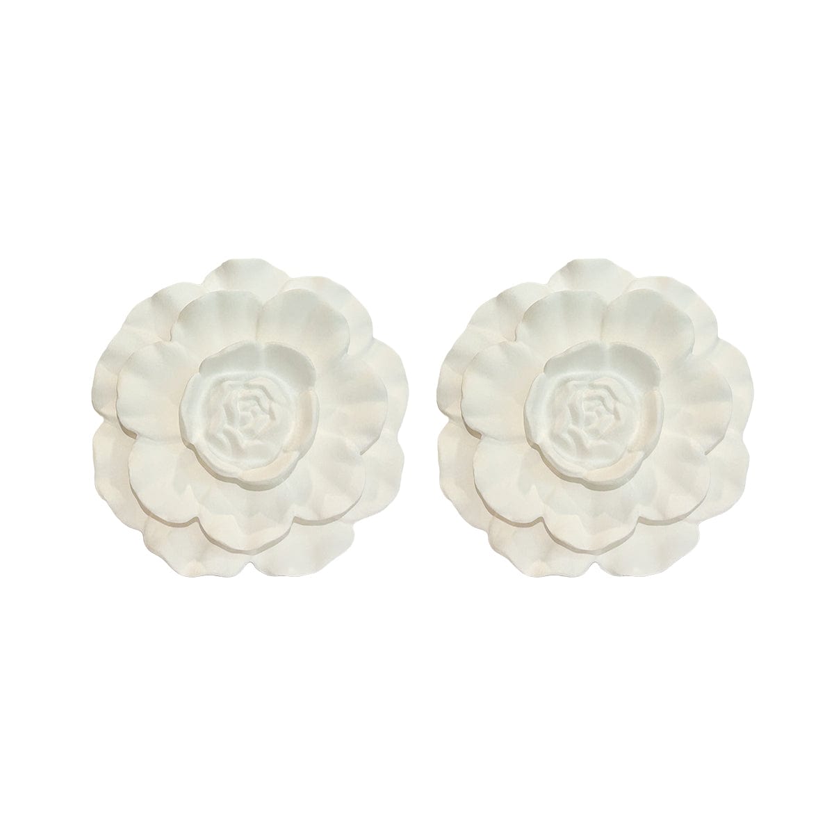 Hysses Home Scents Default Orion Gold Clay Diffuser Set of 2, Bergamot Sandalwood & Geranium Rosemary