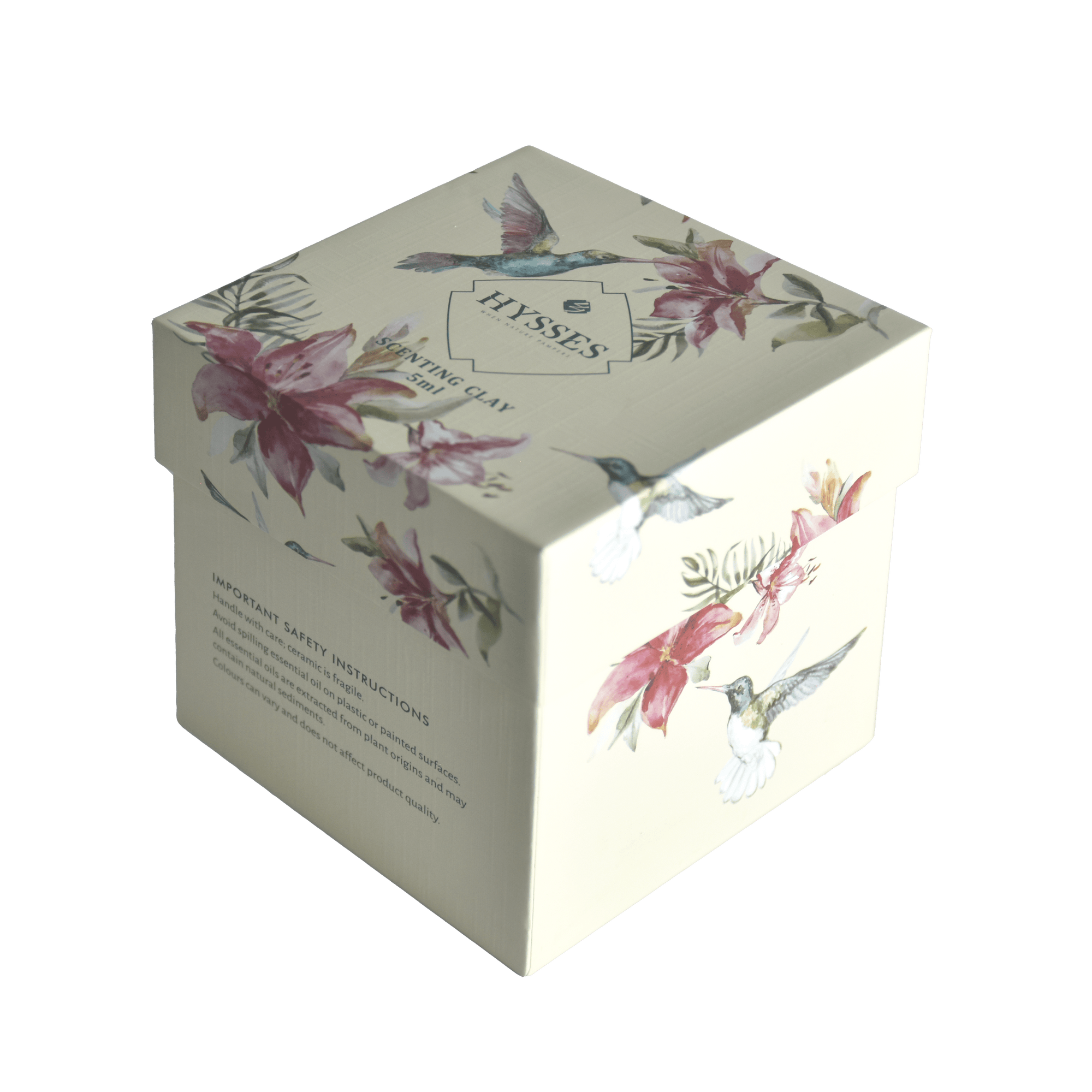 Hysses Home Scents Scenting Car Clay Pinkflutter, Palmarosa Jasmine 5ml