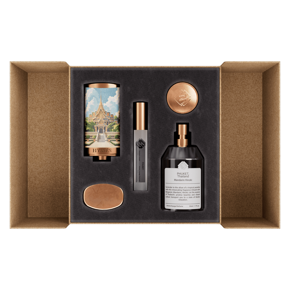 Hysses Malaysia Perfume Aroma Voyage Perfume Set, Phuket Thailand