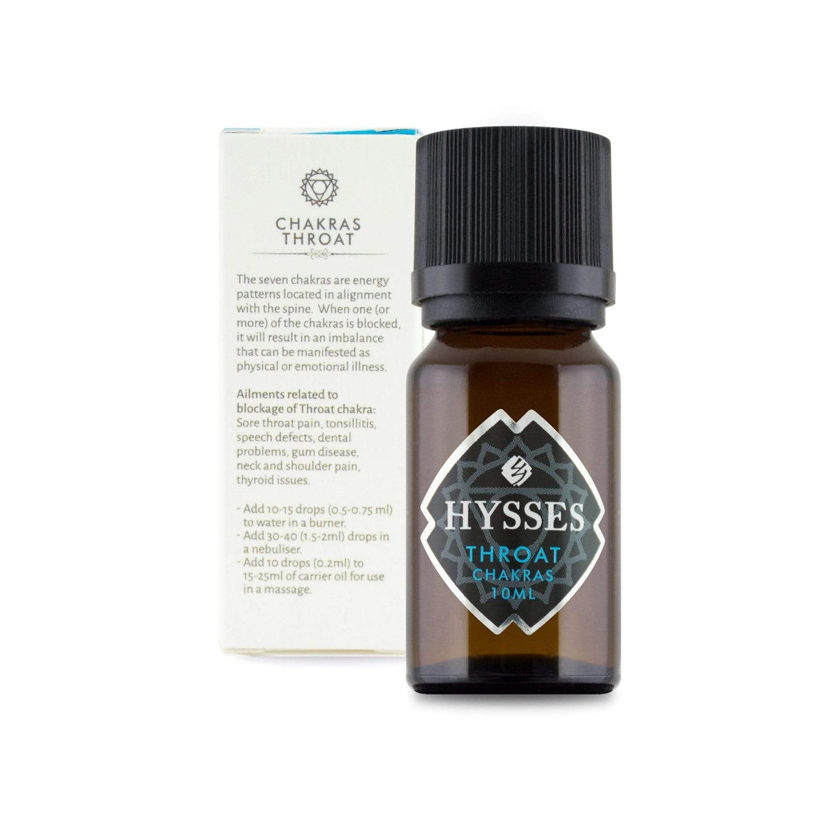 Hysses Essential Oil Chakras, Throat