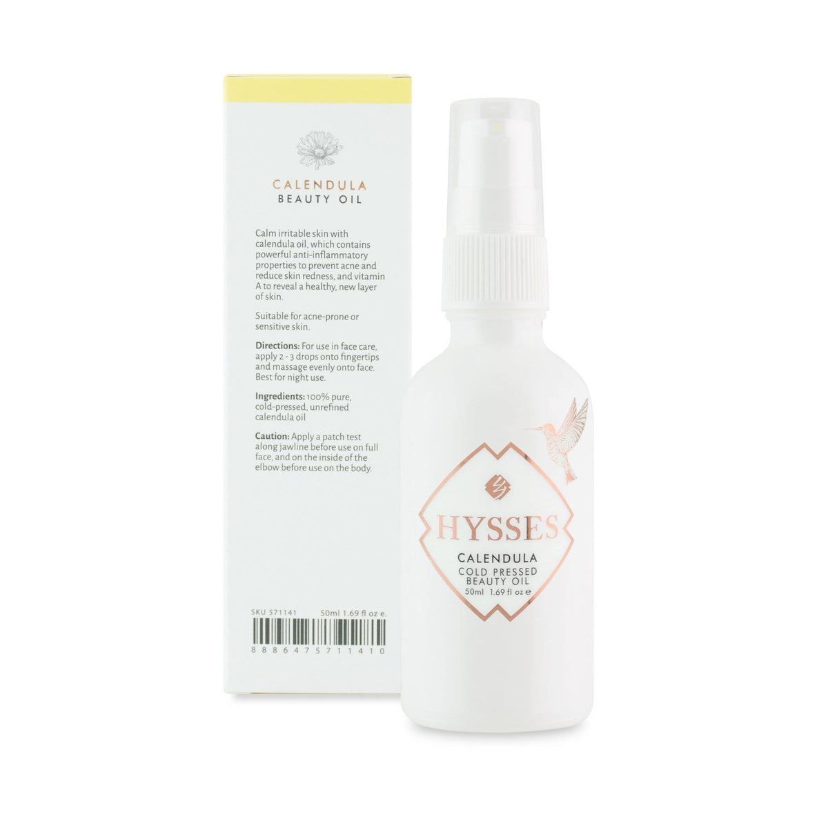 Hysses Face Care Cold Pressed Beauty Oil Calendula