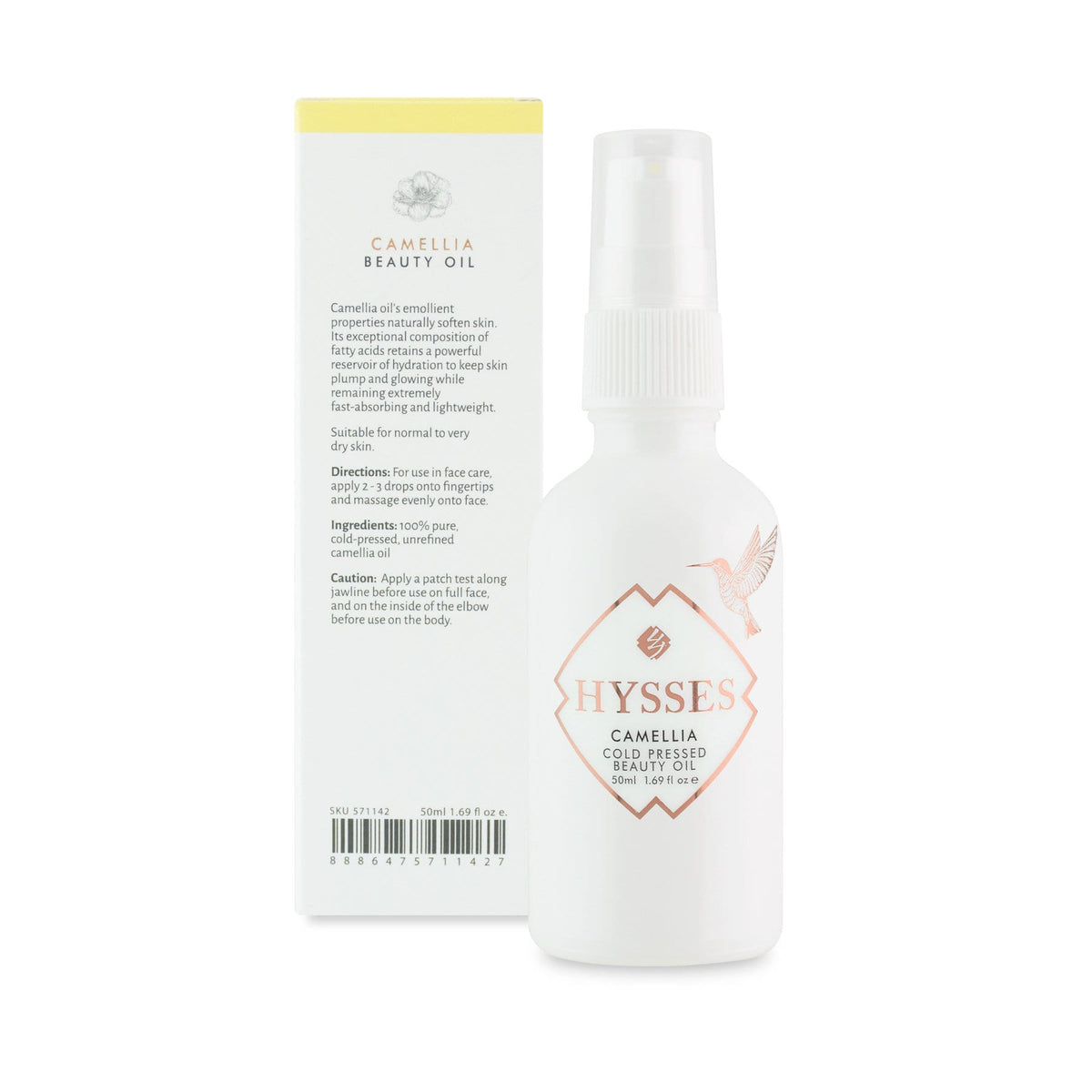 Hysses Face Care Cold Pressed Beauty Oil Camellia (Tsubaki)