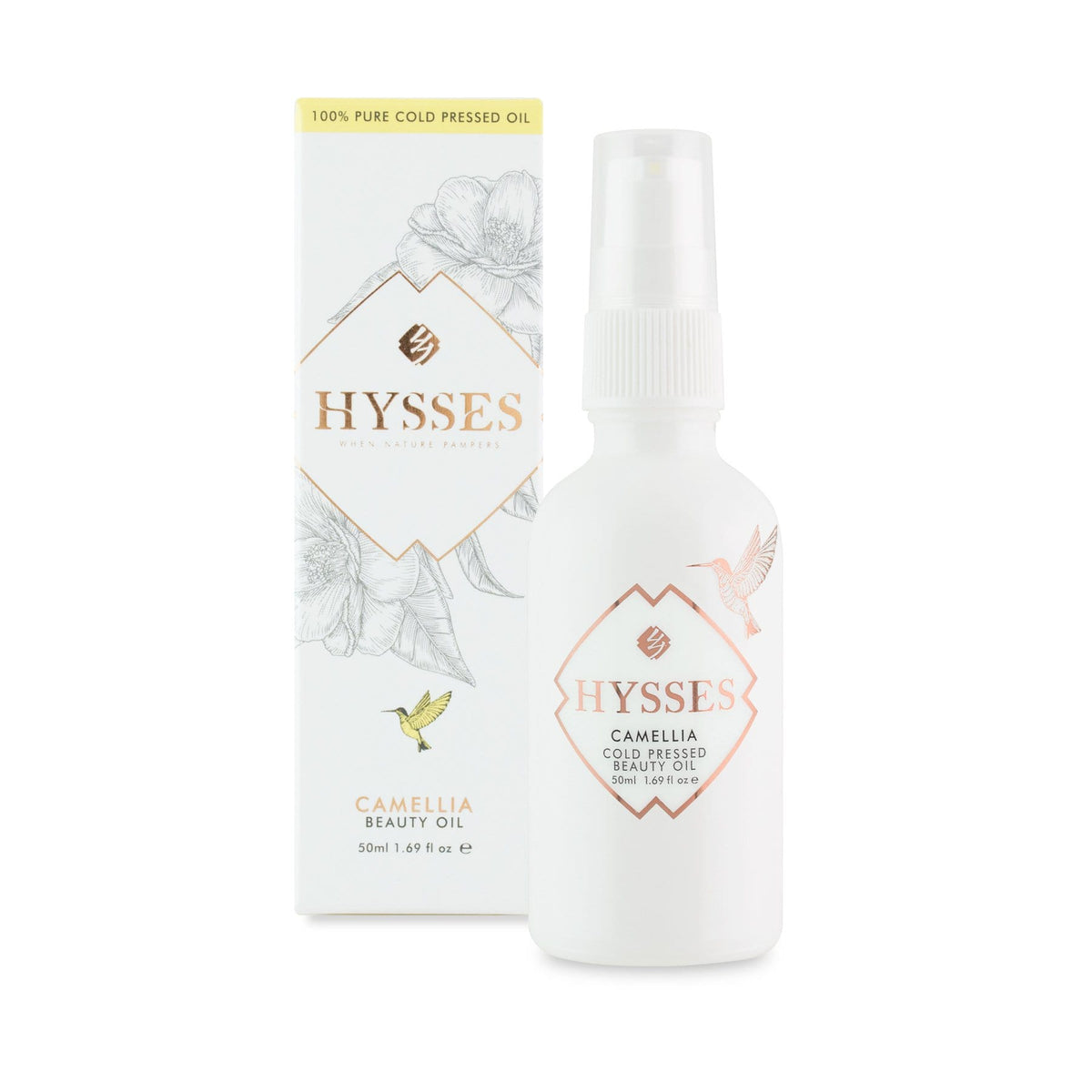 Hysses Face Care Cold Pressed Beauty Oil Camellia (Tsubaki)