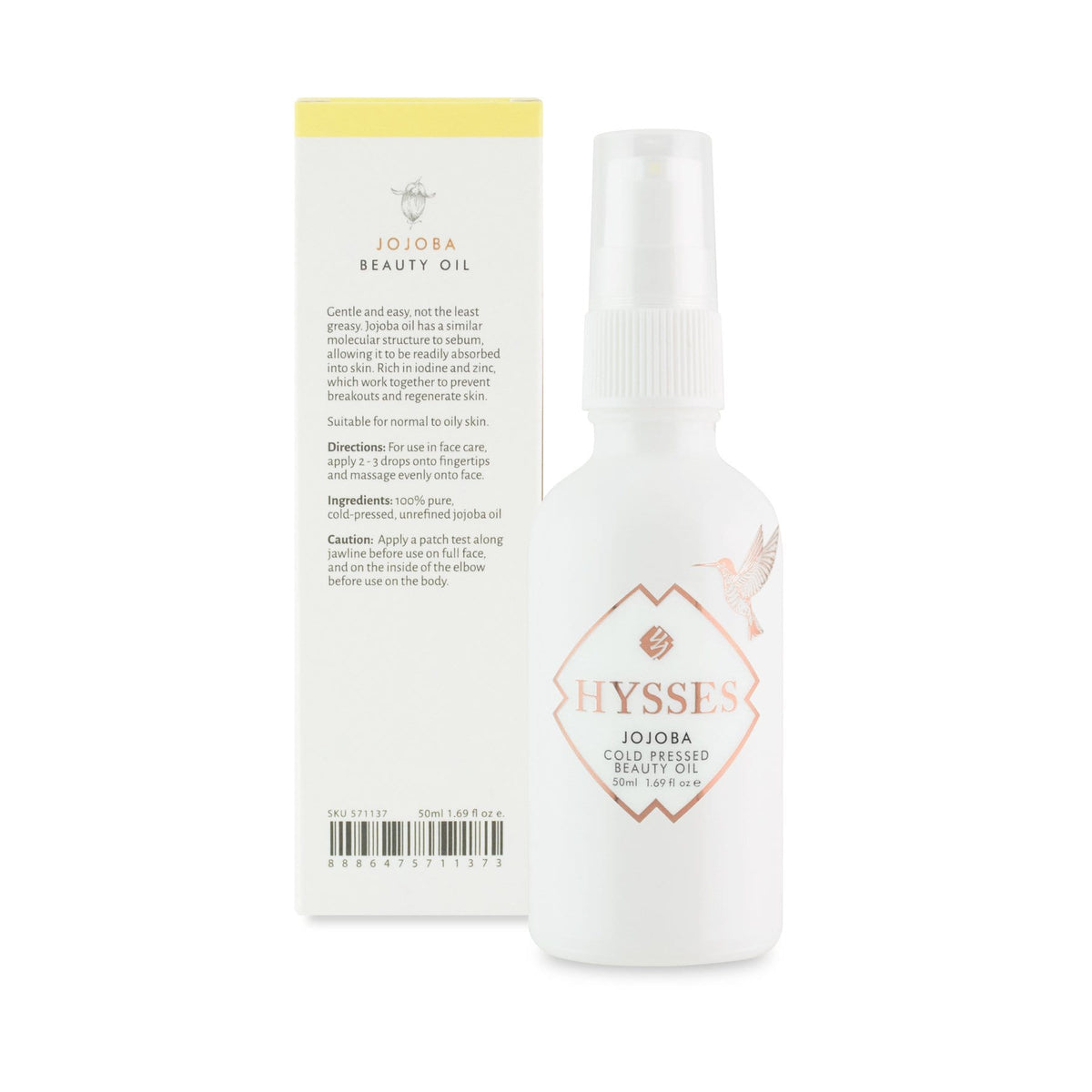 Hysses Face Care Cold Pressed Beauty Oil Jojoba