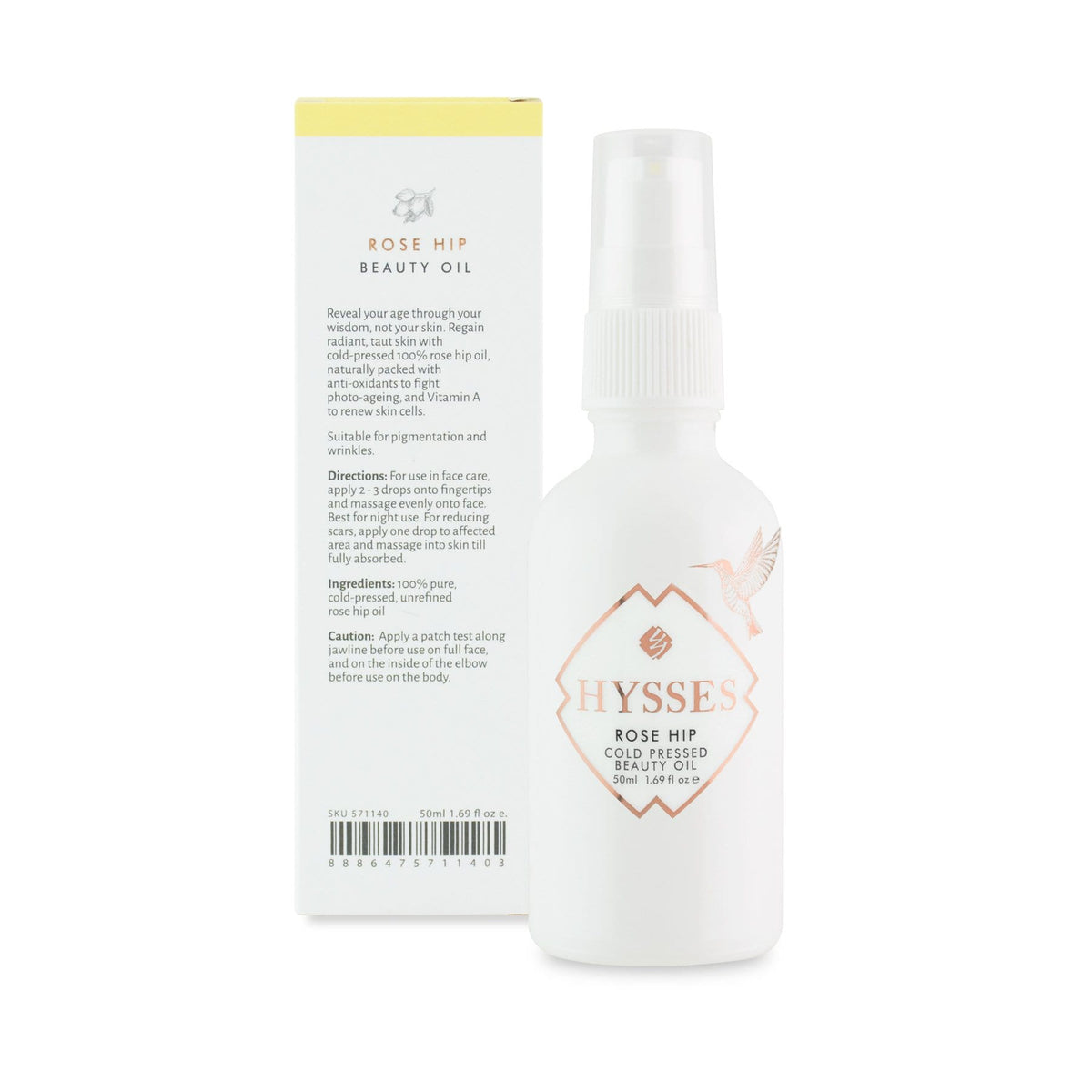 Hysses Face Care Cold Pressed Beauty Oil Rose Hip