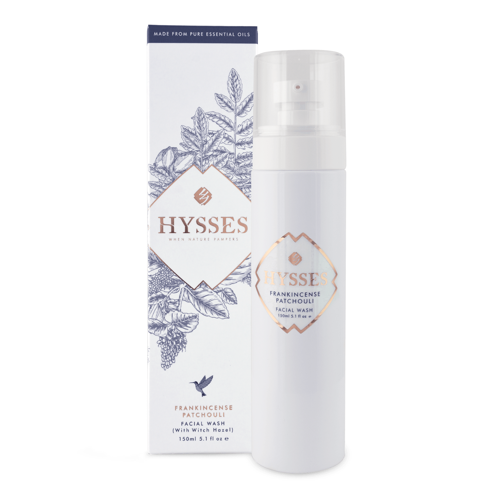 Hysses Face Care Facial Wash Frankincense Patchouli