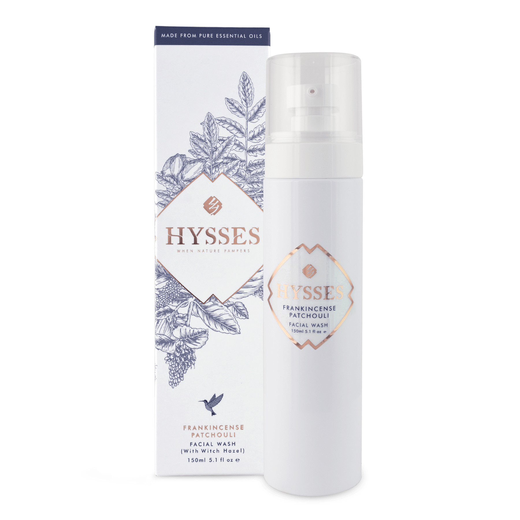 Hysses Face Care Facial Wash Frankincense Patchouli