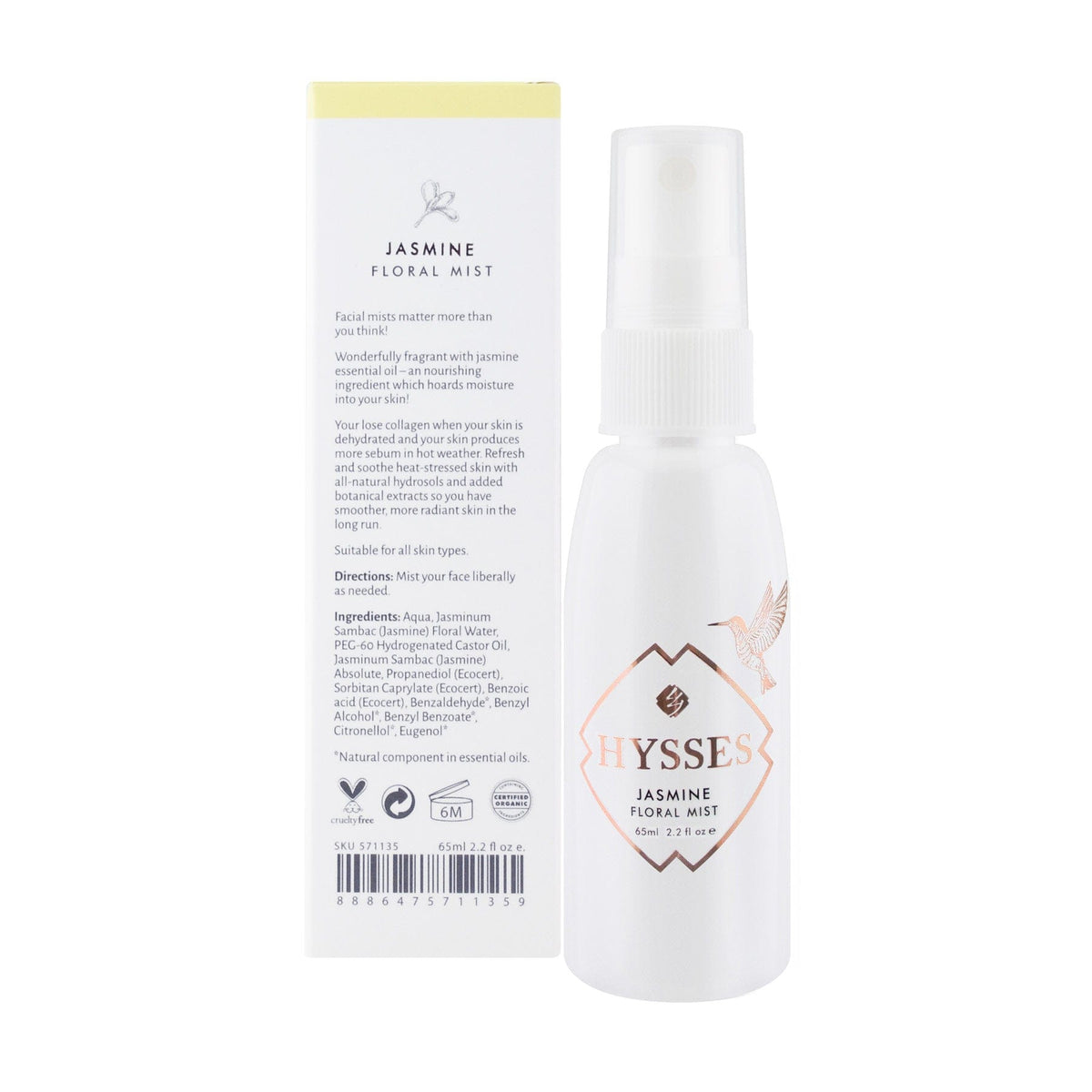 Hysses Face Care Floral Mist Jasmine