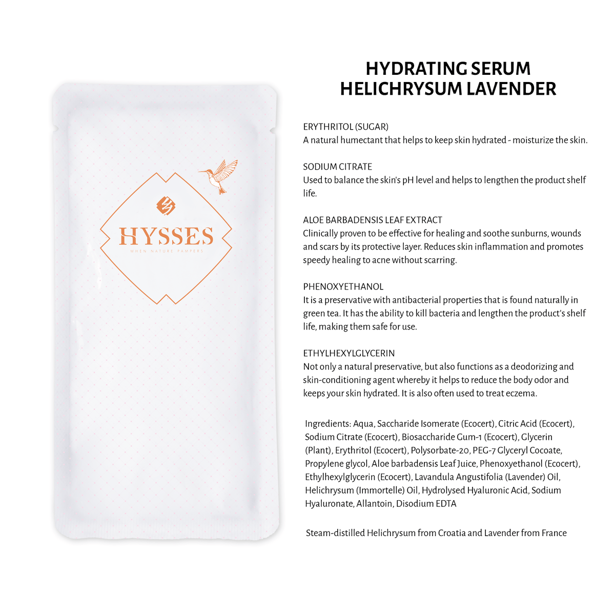 Hysses Face Care Helichrysum Lavender Pick & Mix Modeling Rubber Mask (Sandalwood Powder)