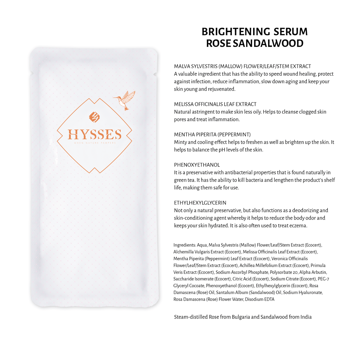 Hysses Face Care Rose Sandalwood Pick & Mix Modeling Rubber Mask (Sandalwood Powder)