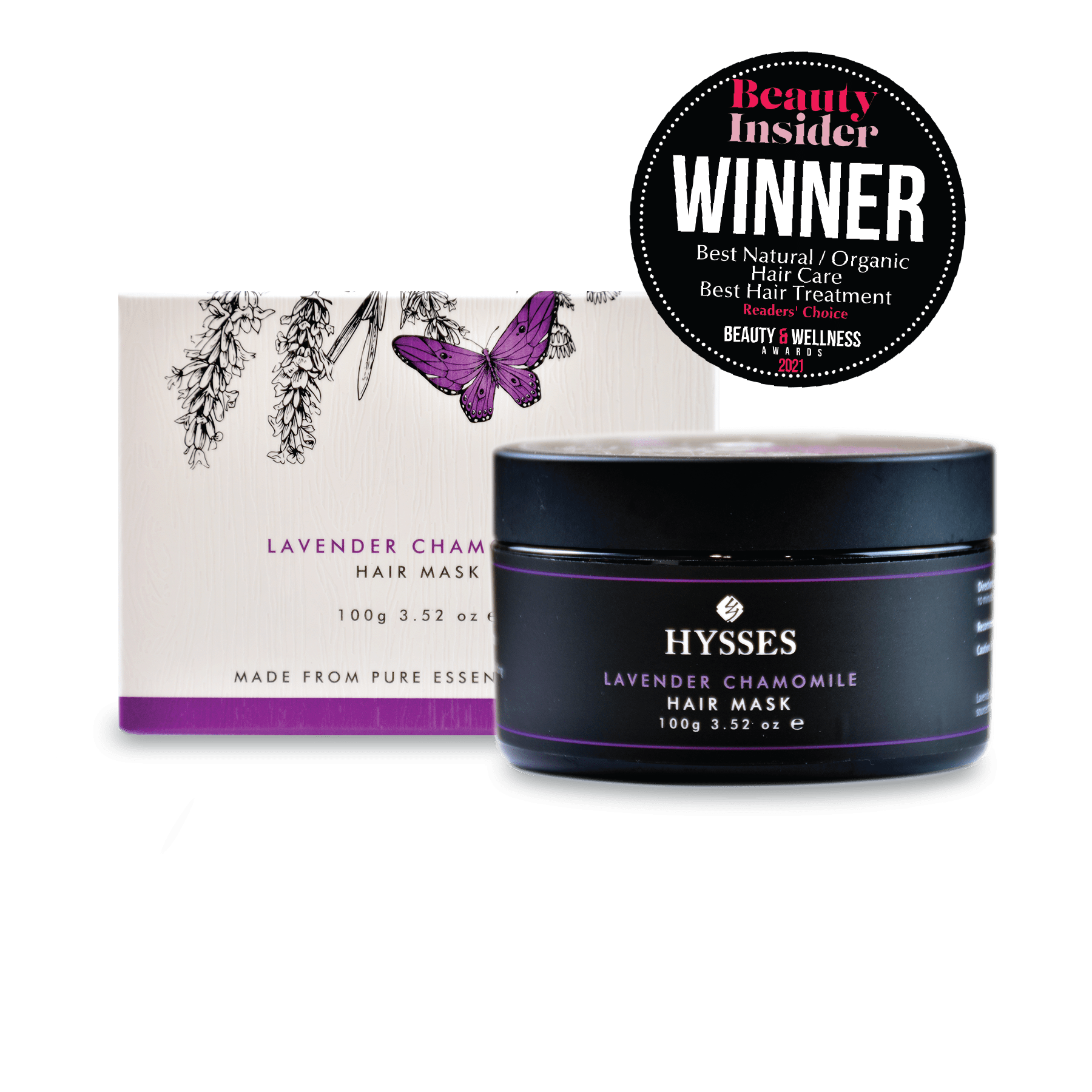 Hysses Hair Care Hair Mask Lavender Chamomile