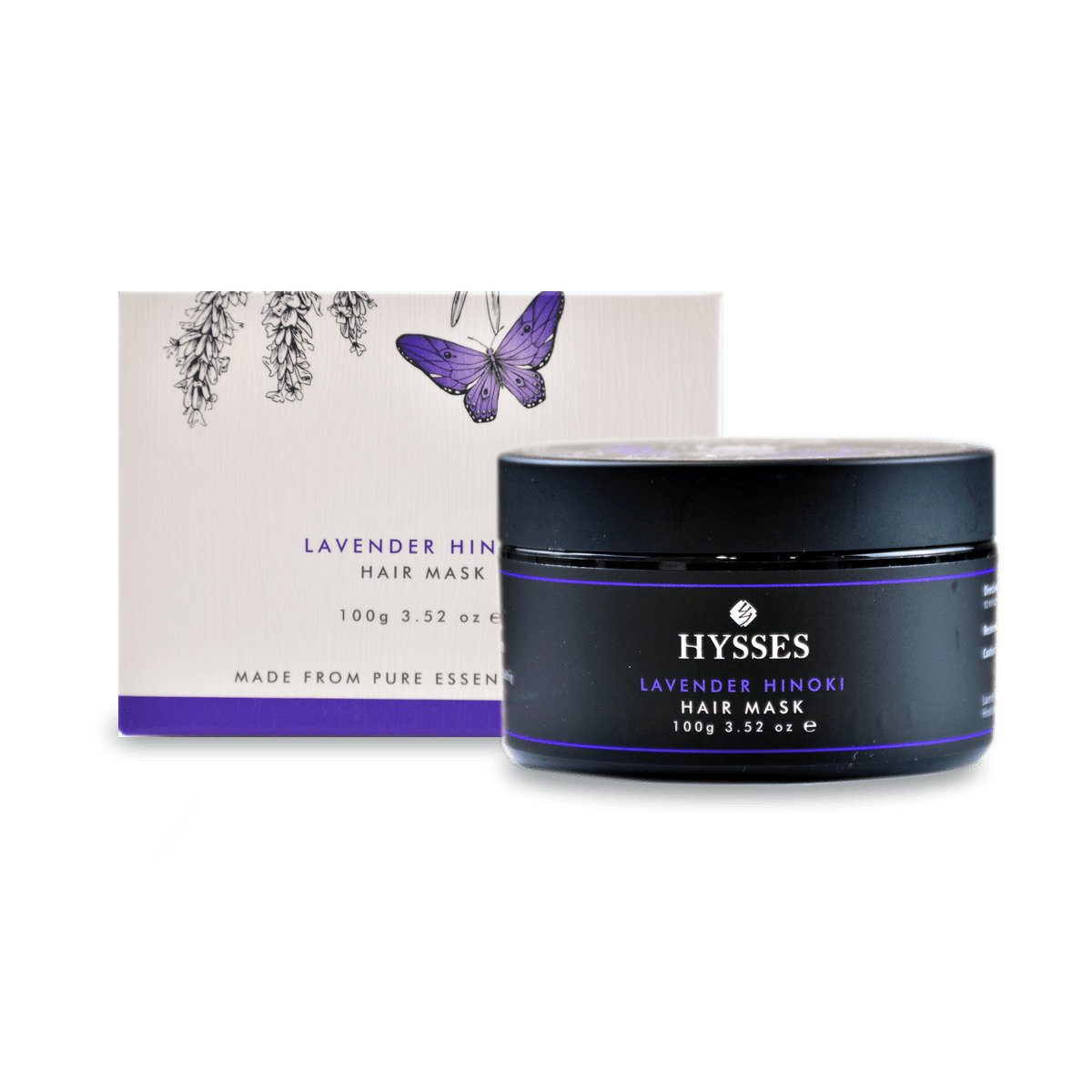 Hysses Hair Care Hair Mask Lavender Hinoki