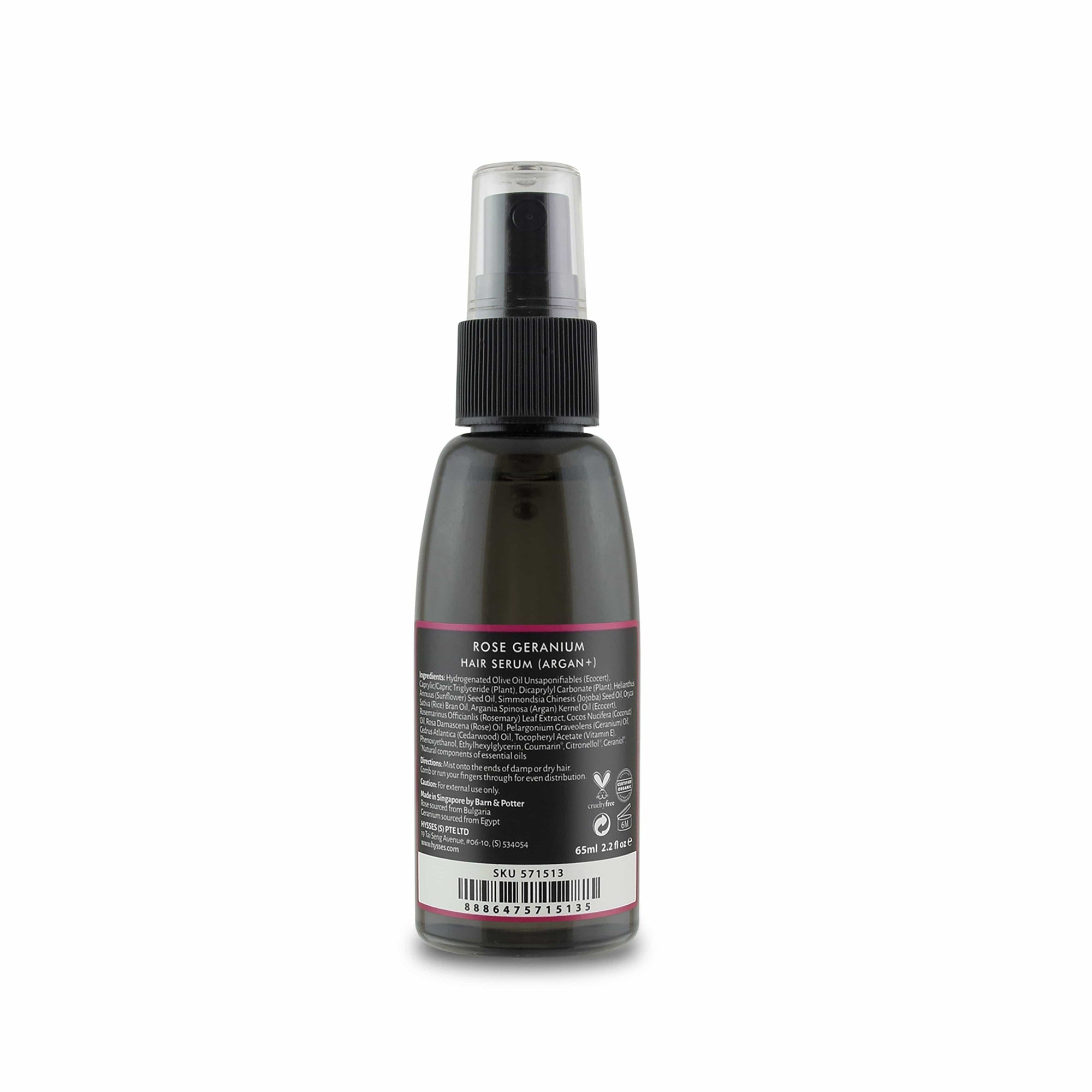 Hysses Hair Care Default Hair Serum Rose Geranium (Argan +)