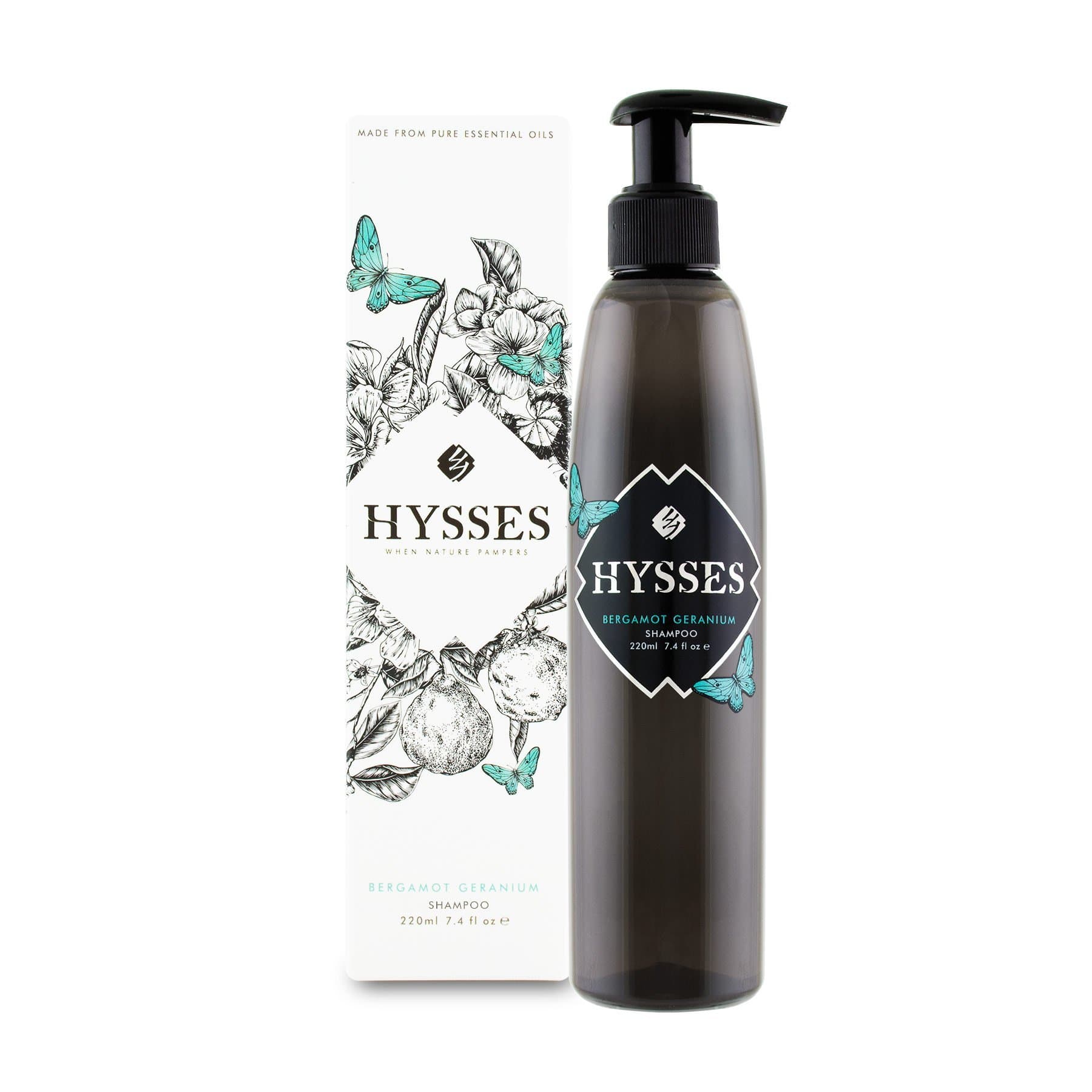 Hysses Hair Care Shampoo Bergamot Geranium, 220ml