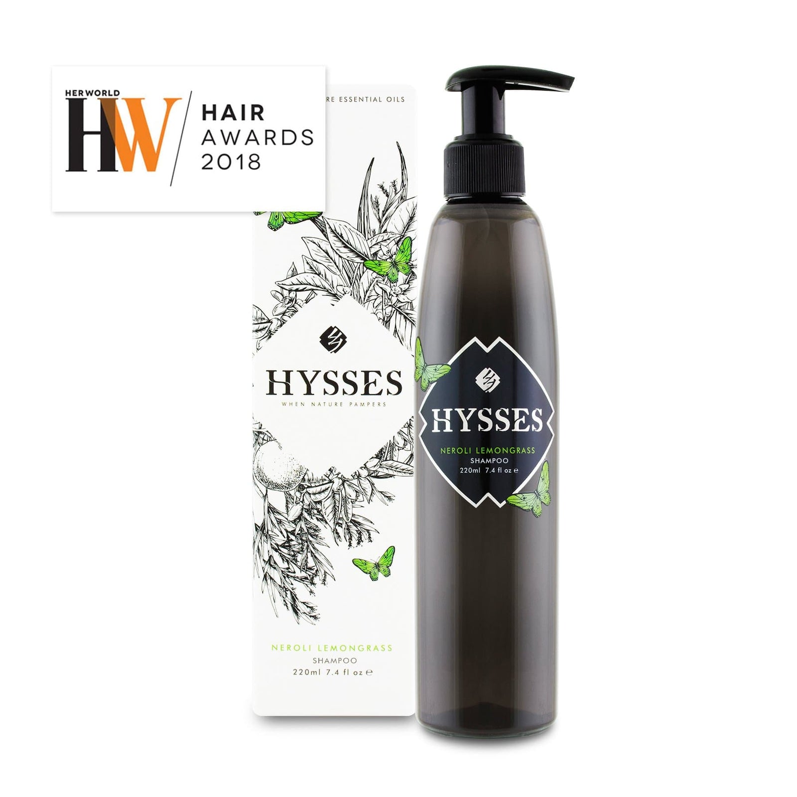 Hysses Hair Care 220ml Shampoo Neroli Lemongrass