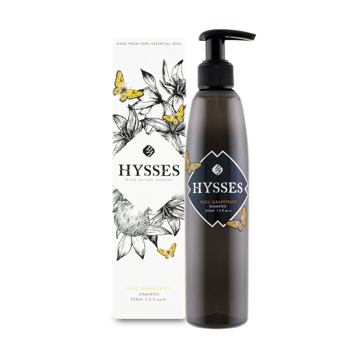 Hysses Hair Care Shampoo Yuzu Grapefruit, 220ml