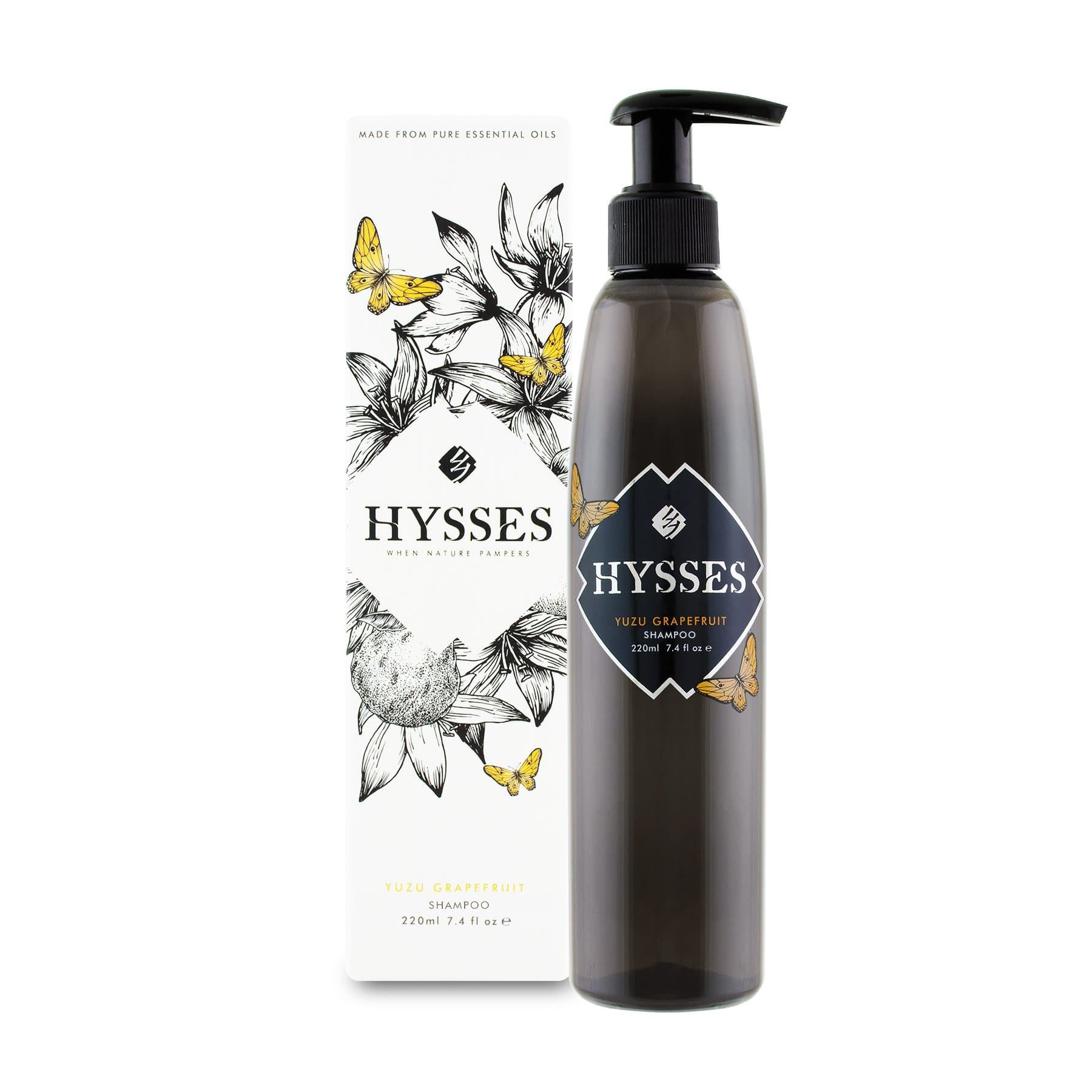 Hysses Hair Care Shampoo Yuzu Grapefruit, 220ml