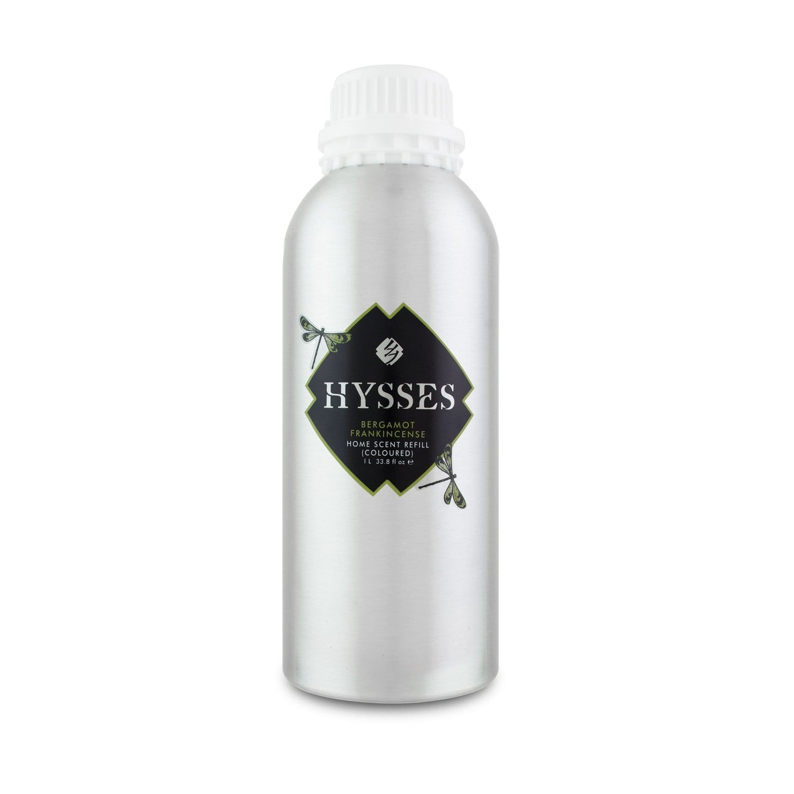 Hysses Home Scents 500ml Refill Home Scent  Bergamot Frankincense (Yellow Coloured)